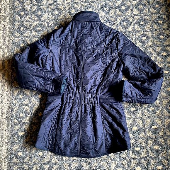 SOLD—-  Barbour Polarquilt Jacket in Navy - Picture 8 of 9